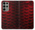 S2879 Red Arowana Fish Scale Case For Samsung Galaxy S23 Ultra