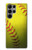 S3031 Yellow Softball Ball Case For Samsung Galaxy S23 Ultra