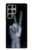 S3101 X-ray Peace Sign Fingers Case For Samsung Galaxy S23 Ultra