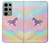 S3203 Rainbow Unicorn Case For Samsung Galaxy S23 Ultra