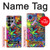 S3255 Colorful Art Pattern Case For Samsung Galaxy S23 Ultra