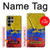 S3306 Colombia Flag Vintage Football Graphic Case For Samsung Galaxy S23 Ultra