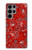 S3354 Red Classic Bandana Case For Samsung Galaxy S23 Ultra
