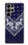 S3357 Navy Blue Bandana Pattern Case For Samsung Galaxy S23 Ultra