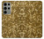 S3388 Gold Glitter Graphic Print Case For Samsung Galaxy S23 Ultra
