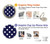 S3533 Blue Polka Dot Case For Samsung Galaxy S23 Ultra