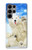 S3794 Arctic Polar Bear and Seal Paint Case For Samsung Galaxy S23 Ultra