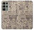 S3819 Retro Vintage Paper Case For Samsung Galaxy S23 Ultra