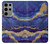 S3906 Navy Blue Purple Marble Case For Samsung Galaxy S23 Ultra