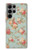 S3910 Vintage Rose Case For Samsung Galaxy S23 Ultra
