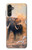 S1292 Dusty Elephant Egrets Case For Samsung Galaxy A14 5G
