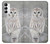 S1566 Snowy Owl White Owl Case For Samsung Galaxy A14 5G