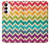 S2362 Rainbow Colorful Shavron Zig Zag Pattern Case For Samsung Galaxy A14 5G