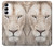 S2399 White Lion Face Case For Samsung Galaxy A14 5G