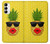 S2443 Funny Pineapple Sunglasses Kiss Case For Samsung Galaxy A14 5G