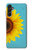 S3039 Vintage Sunflower Blue Case For Samsung Galaxy A14 5G