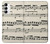 S3082 Music Sheet Case For Samsung Galaxy A14 5G