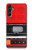 S3204 Red Cassette Recorder Graphic Case For Samsung Galaxy A14 5G
