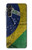 S3297 Brazil Flag Vintage Football Graphic Case For Samsung Galaxy A14 5G