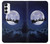 S3508 Xmas Santa Moon Case For Samsung Galaxy A14 5G