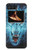 S0752 Blue Fire Grim Wolf Case For Motorola Moto Razr 2022