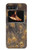 S3691 Gold Peacock Feather Case For Motorola Moto Razr 2022