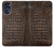 S2850 Brown Skin Alligator Graphic Printed Case For Motorola Moto G 5G (2023)