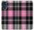 S3091 Pink Plaid Pattern Case For Motorola Moto G 5G (2023)