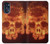 S3881 Fire Skull Case For Motorola Moto G 5G (2023)