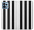 S2297 Black and White Vertical Stripes Case For Motorola Edge+ (2023), X40, X40 Pro, Edge 40 Pro