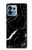 S2895 Black Marble Graphic Printed Case For Motorola Edge+ (2023), X40, X40 Pro, Edge 40 Pro