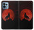 S2955 Wolf Howling Red Moon Case For Motorola Edge+ (2023), X40, X40 Pro, Edge 40 Pro