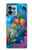 S3227 Underwater World Cartoon Case For Motorola Edge+ (2023), X40, X40 Pro, Edge 40 Pro