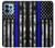 S3244 Thin Blue Line USA Case For Motorola Edge+ (2023), X40, X40 Pro, Edge 40 Pro