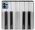 S3524 Piano Keyboard Case For Motorola Edge+ (2023), X40, X40 Pro, Edge 40 Pro