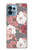 S3716 Rose Floral Pattern Case For Motorola Edge+ (2023), X40, X40 Pro, Edge 40 Pro