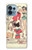 S3820 Vintage Cowgirl Fashion Paper Doll Case For Motorola Edge+ (2023), X40, X40 Pro, Edge 40 Pro