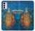 S1249 Blue Sea Turtle Case For Motorola Moto G42