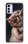 S1273 Crazy Pig Case For Motorola Moto G42