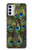 S1965 Peacock Feather Case For Motorola Moto G42