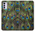 S1965 Peacock Feather Case For Motorola Moto G42