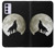 S1981 Wolf Howling at The Moon Case For Motorola Moto G42