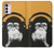 S2324 Funny Monkey with Headphone Pop Music Case For Motorola Moto G42