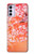 S2543 Japanese Kimono Style Flower Pattern Case For Motorola Moto G42