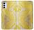 S2713 Yellow Snake Skin Graphic Printed Case For Motorola Moto G42