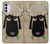 S2826 Cute Cartoon Unsleep Black Sheep Case For Motorola Moto G42