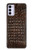 S2850 Brown Skin Alligator Graphic Printed Case For Motorola Moto G42