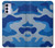 S2958 Army Blue Camo Camouflage Case For Motorola Moto G42