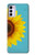 S3039 Vintage Sunflower Blue Case For Motorola Moto G42