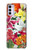S3205 Retro Art Flowers Case For Motorola Moto G42